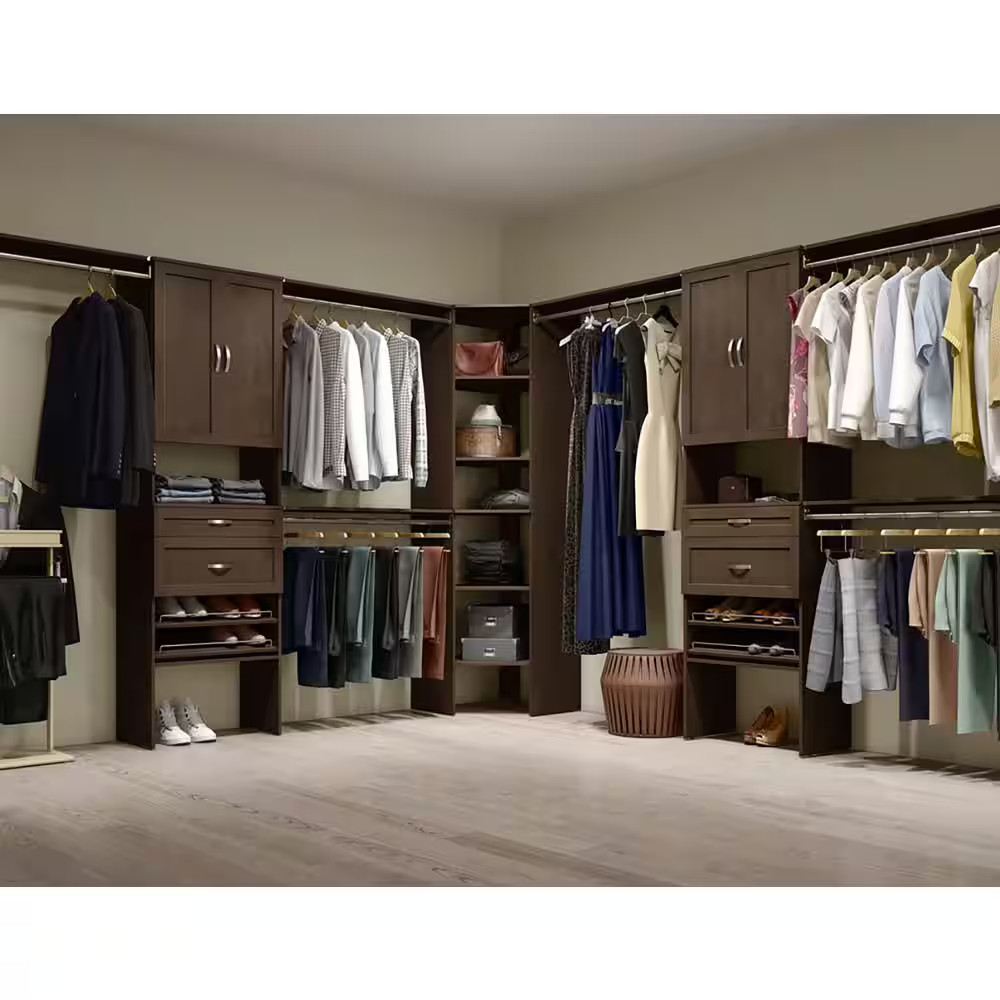 Style+ Chocolate Shelf Kit for 17 In. W Style+ Tower (2-Pack)