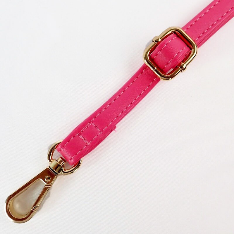 Cotton Raffia Shoulder Strap (Rose)