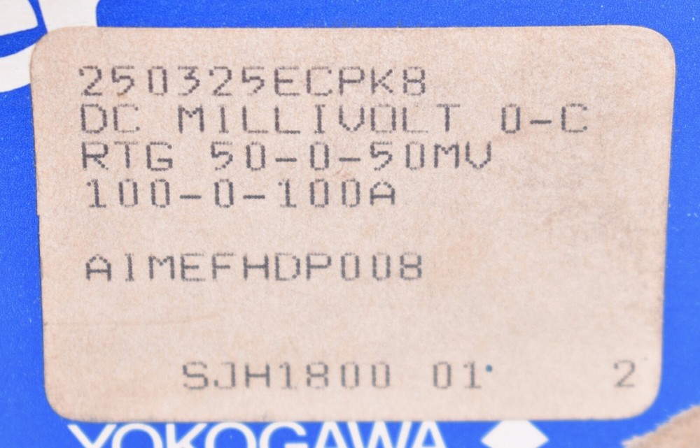 Yokogawa Panel Meter 250-325-ECPK8