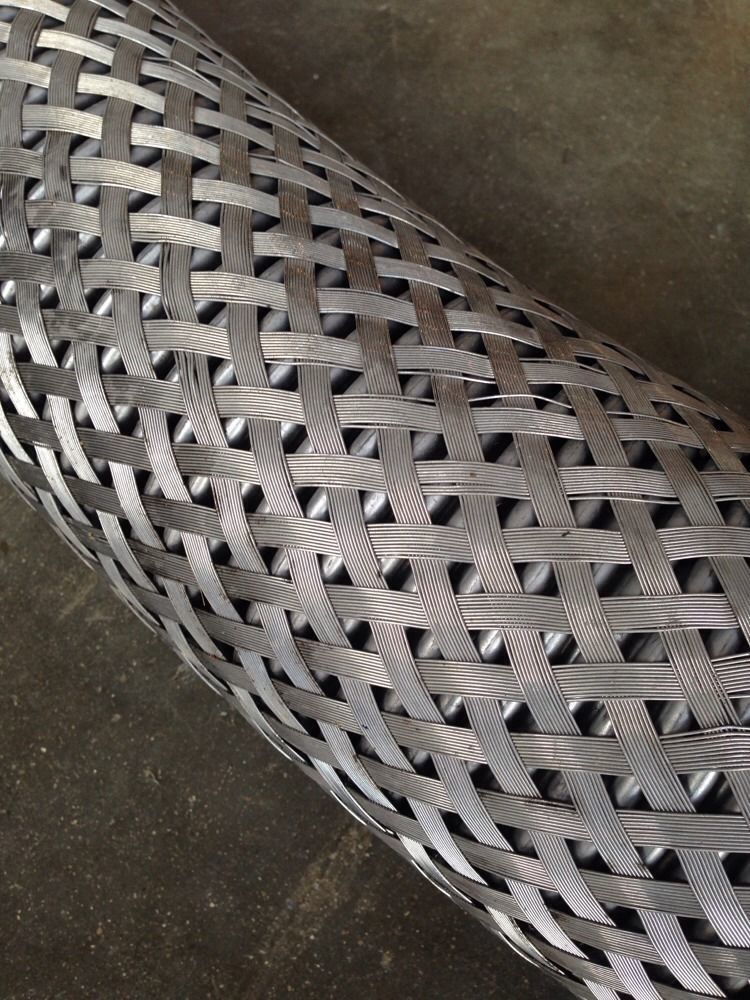 New 4" Diameter Explosion Proof Stainless Steel Braided Flex Pipe 10' Long