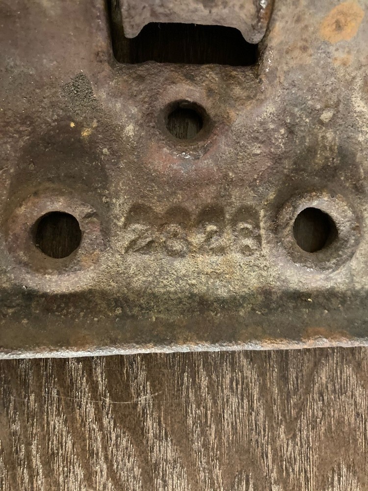 Large Cast Iron Hinge Off Railroad Refrigerator Car