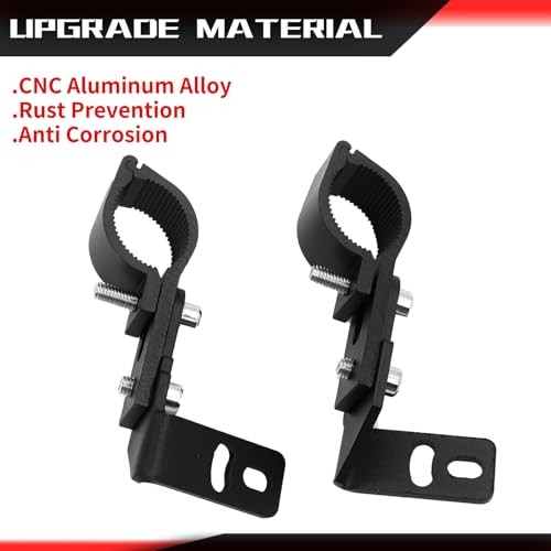 2PCS Motorcycle Fork Indicator Brackets, Motorcycle Turn Side Installation
