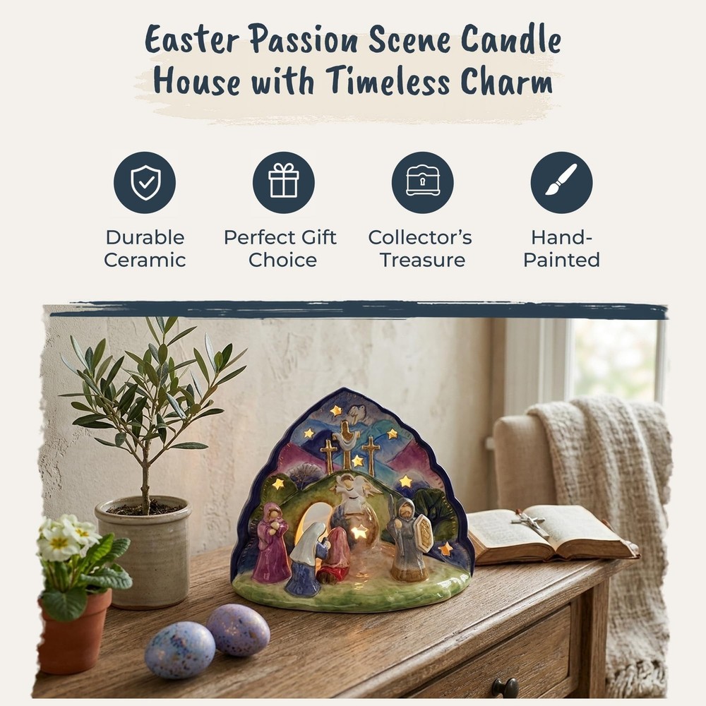Blue Sky Ceramics Easter Passion Scene, Multi (20439)