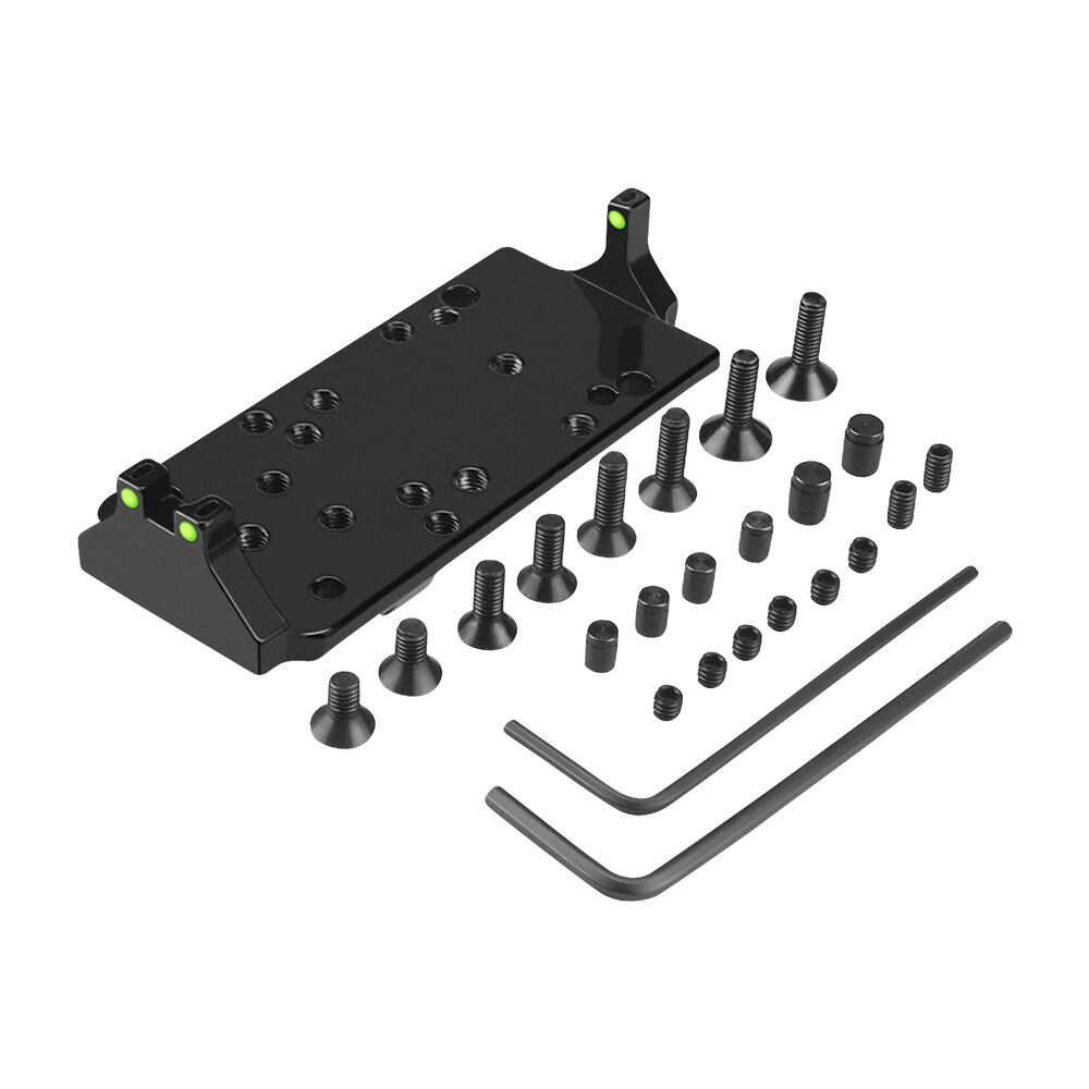 Universal Mount Red Dot Optic Mounting Platform Plate Base Mount For GLOCK UE