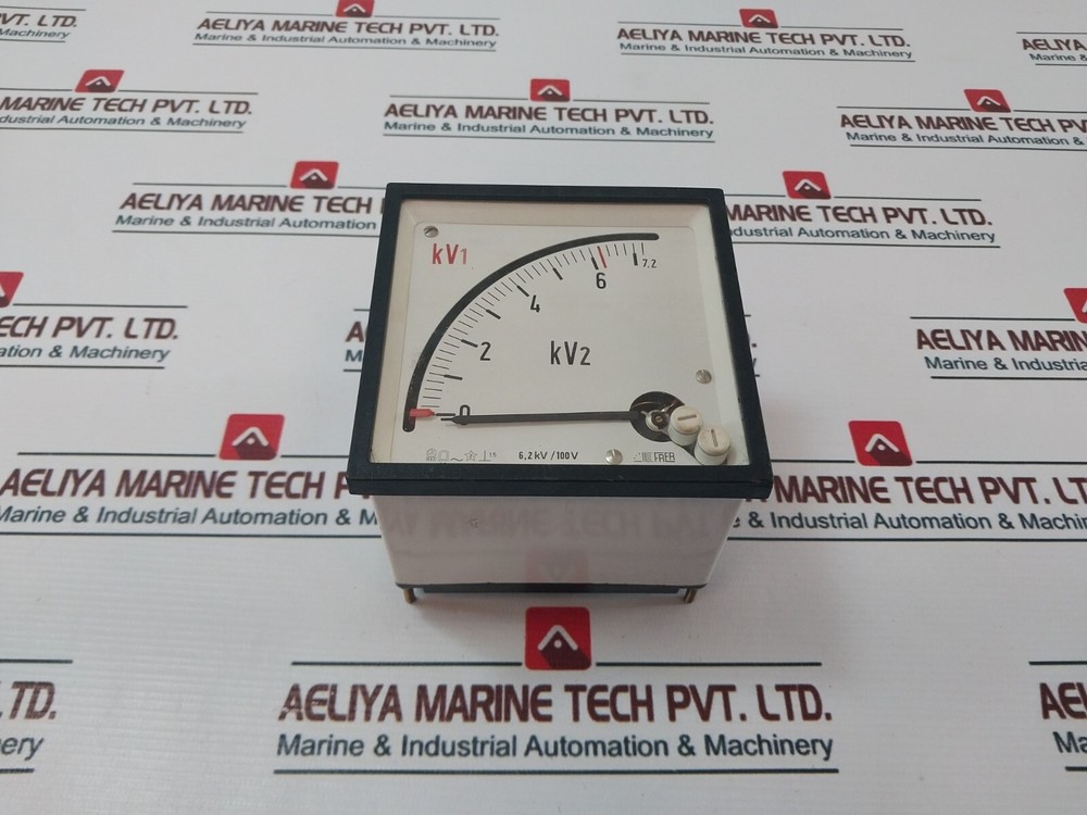 FRER Pointer AC Voltmeter 6,2 KV/100V