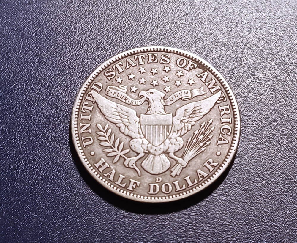 Choice VF 1915-D Barber Half Dollar