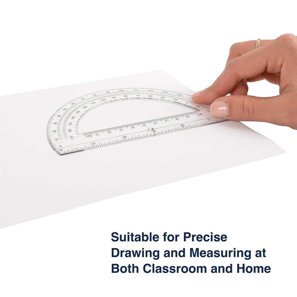 Westcott Compass and Protractor Math 1 Count (Pack of 1), Assorted