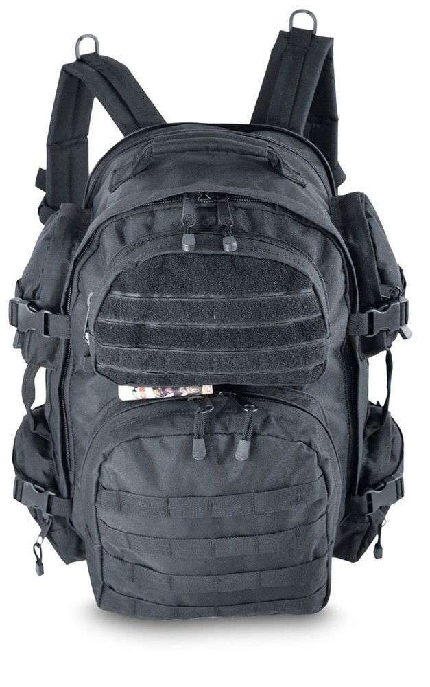 Explorer Tactical 3-Day Pack Backpack Rucksack Black