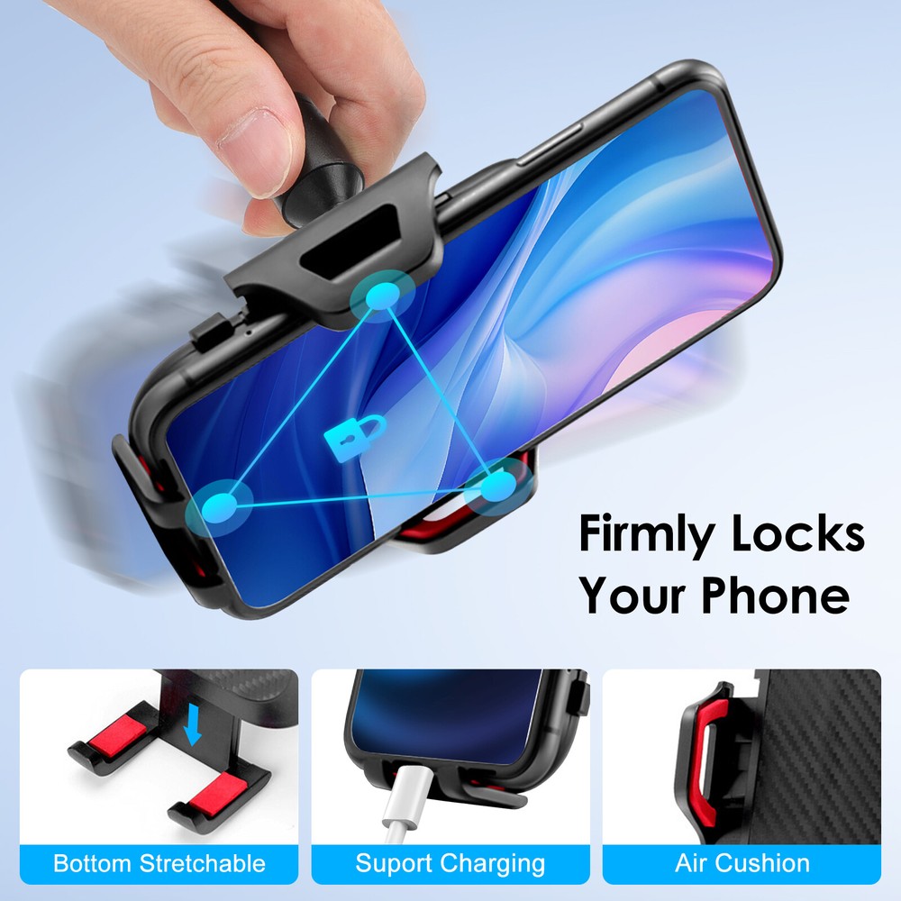 360° Car Dashboard Windshield Mount Holder Cradle Stand Cell Phone GPS Universal