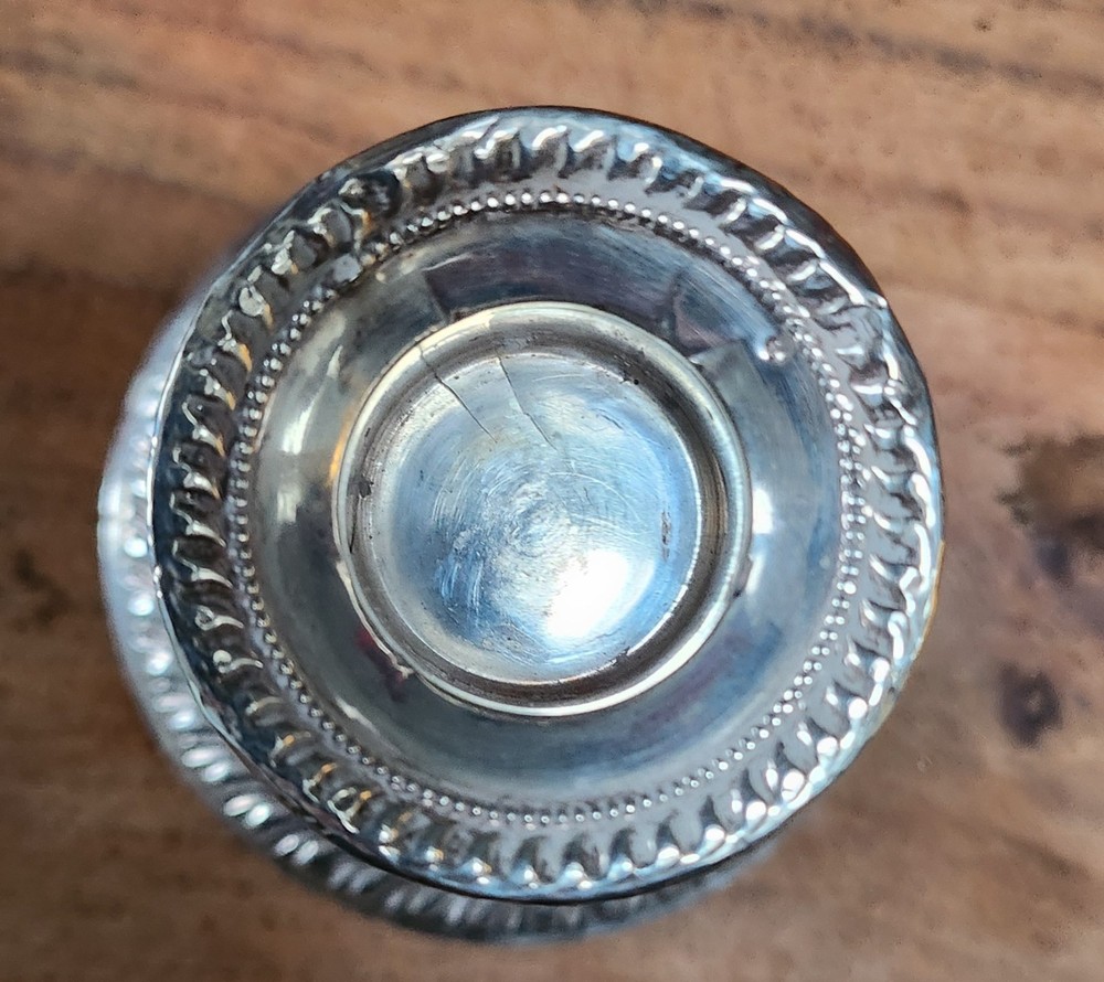 Solid Silver Small Candlestick
