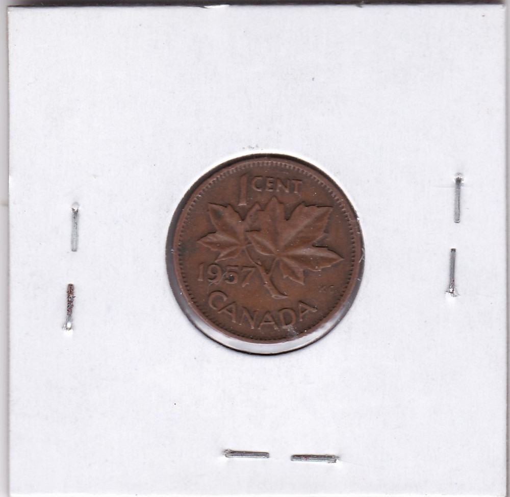 1957 Canada One Cent L10