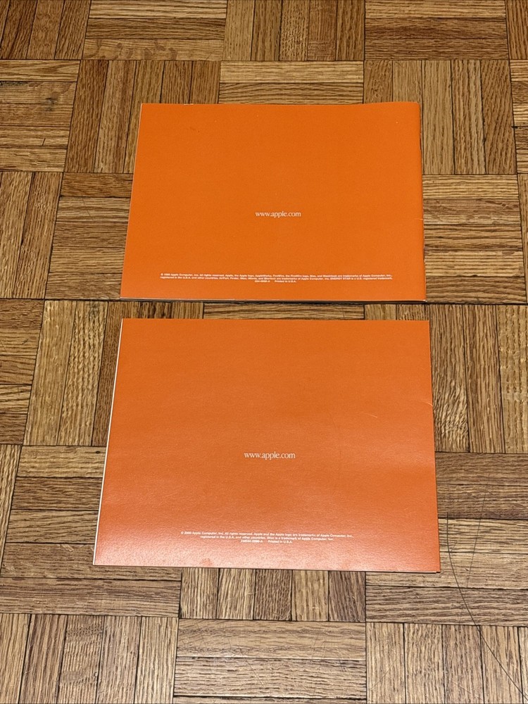 Vintage Apple iMac User's Guide & Setup Booklets (2)