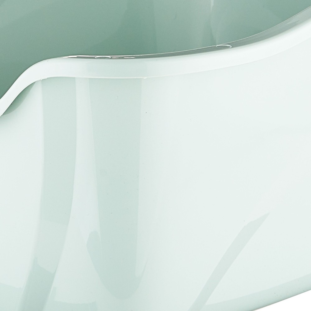 Cat Litter Box with High Sides and Open Top Design for Easy Cat Entry and Exit