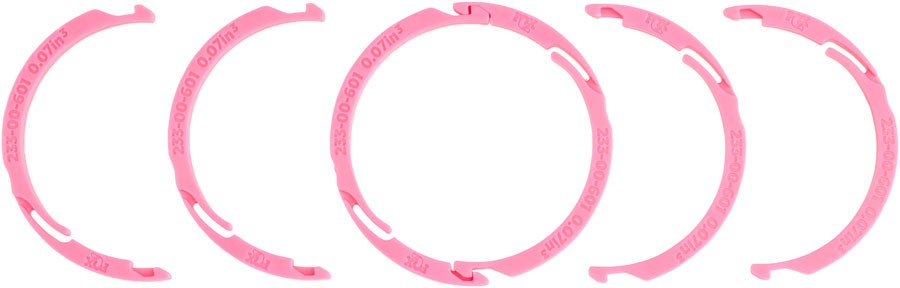 FOX Volume Spacers - Float X Nude 0.7", 2023, Qty 3