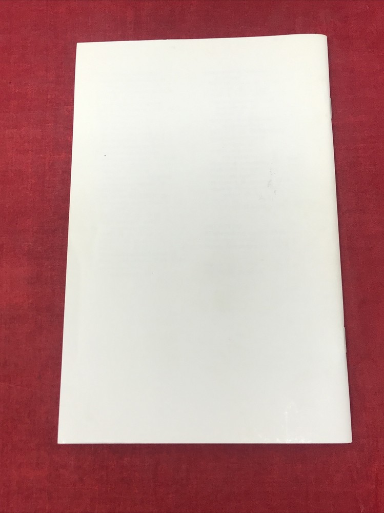 VTG 1984 Microsoft Mouse Menu Document Booklet 8810-100-00 60 Pages