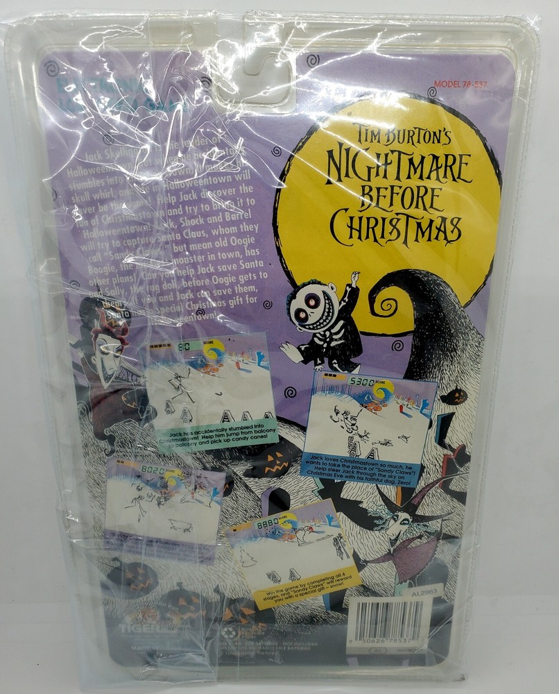 Vintage - Nightmare Before Christmas (Tiger Electronics LCD, 1993) Brand New! 🔥