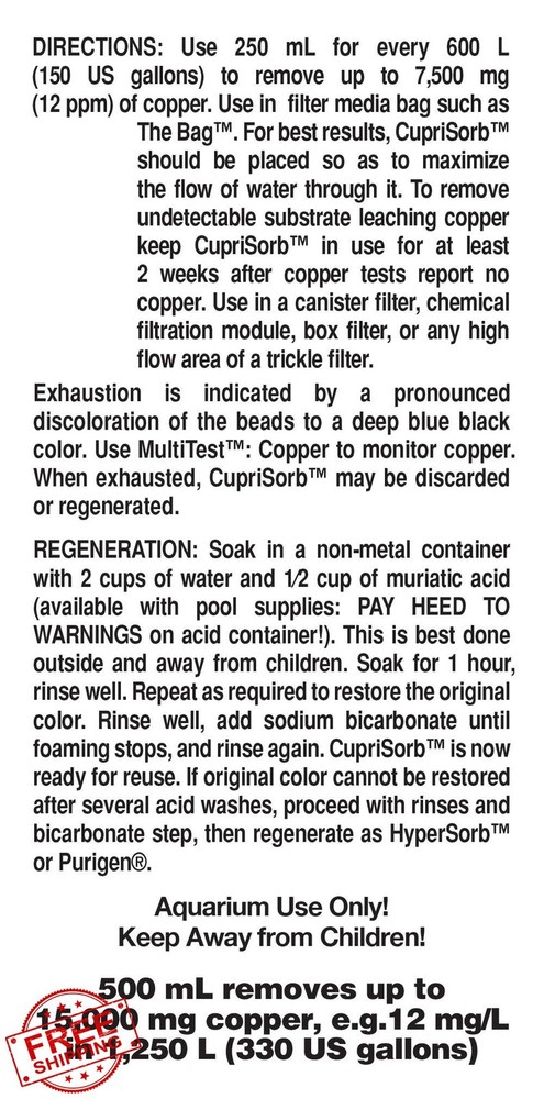 Seachem Cuprisorb 500ml