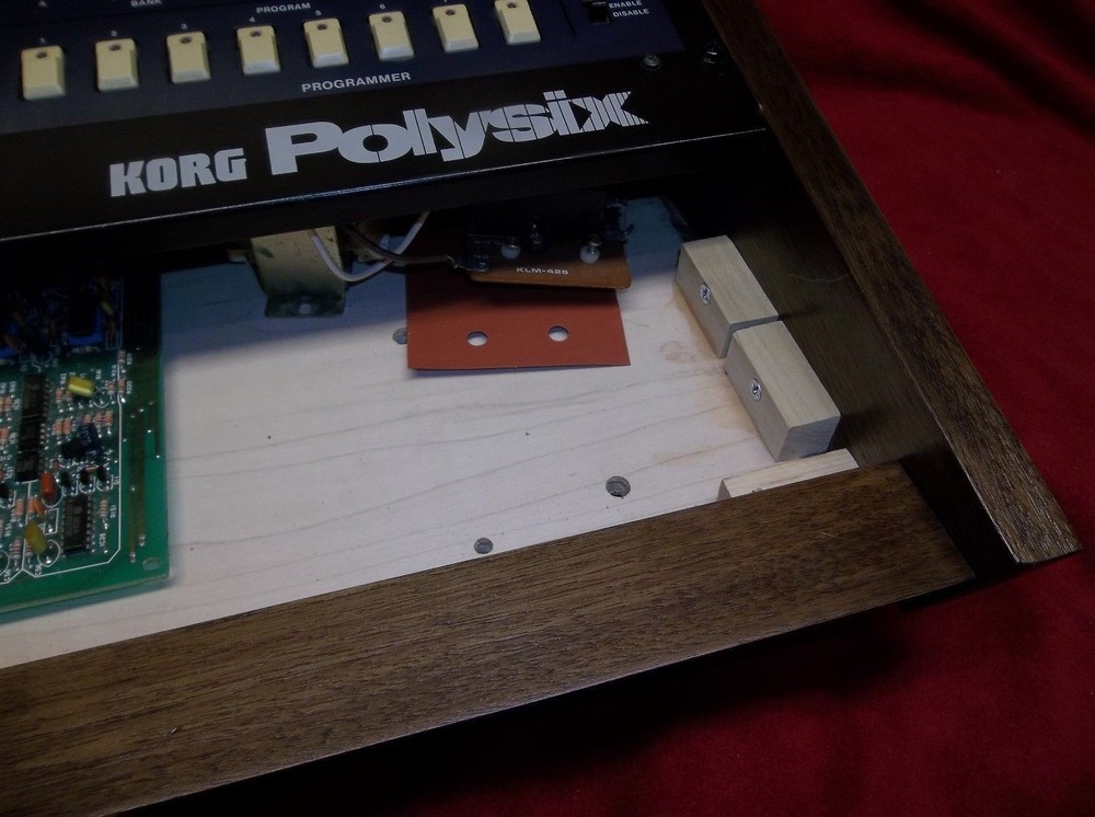 Korg PolySix Synthesizer Replacement Solid Walnut Chassis / Body / Casee