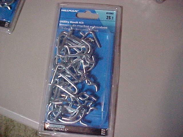 26 Pc. Utility Hook Kit for Pegboard 1/8 & 1/4"