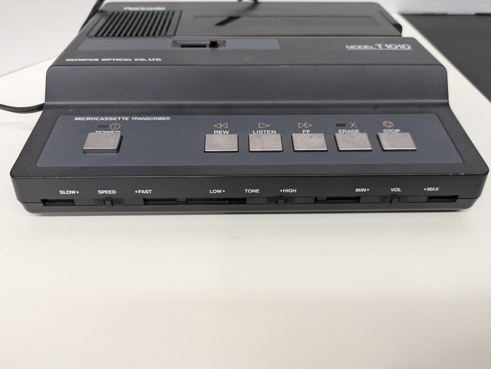 Pearlcorder Model T1010 Microcassette Transcriber