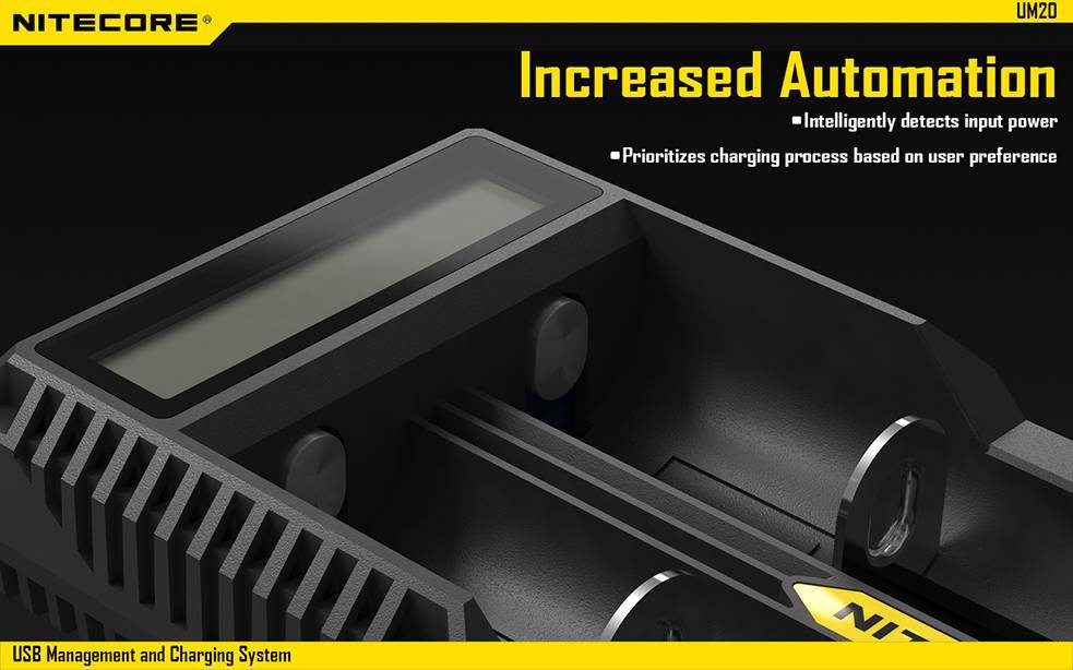 NITECORE UM20 USB powered smart charger