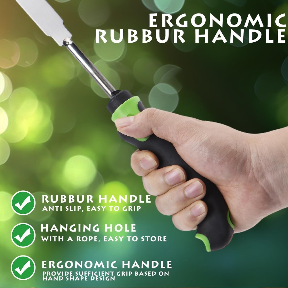 Weed Puller Tool 3pcs, 2026 New Portable Weeder Tool, Weeding Tool with Stain...