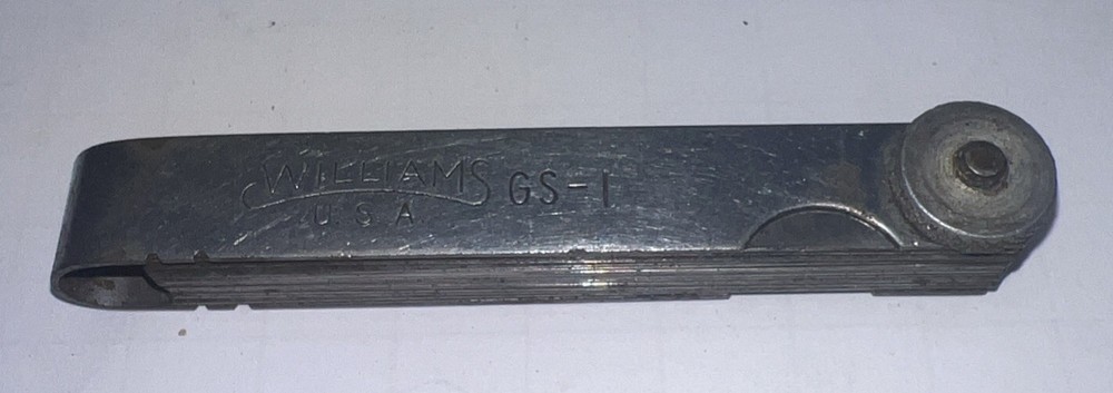 Williams GS-1 Master Feeler Gauge
