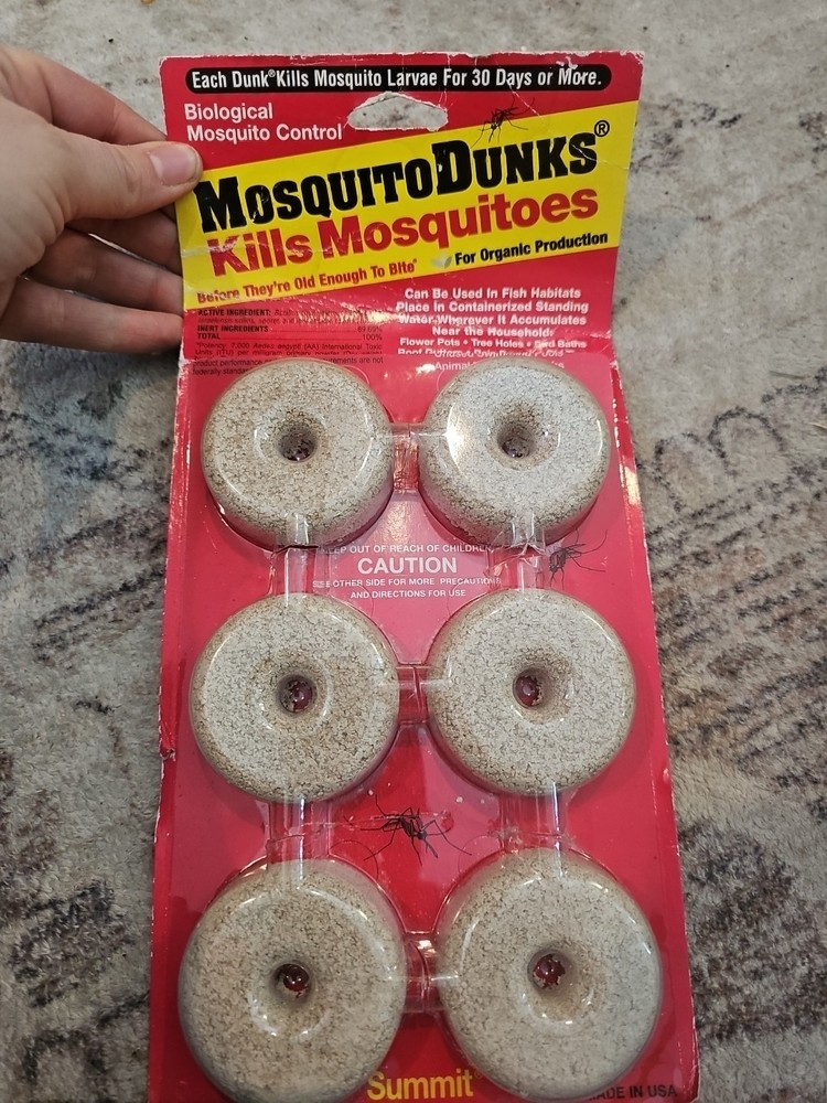 Summit Mosquito Dunks Floating Pod Kill Biologically Safe Method 6 pack