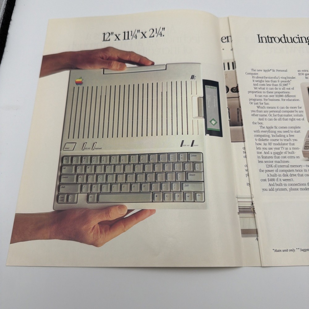 1984 Apple Computer: Breakthrough, 8 Pages Vintage Print Ad