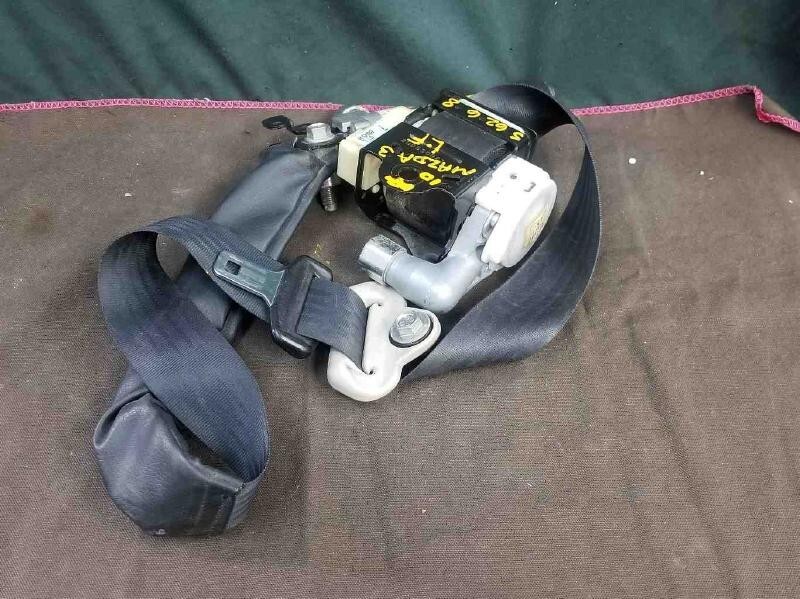 2010-2011 Mazda 3 Front Left Driver Seat Belt Retractor Assembly Black OEM
