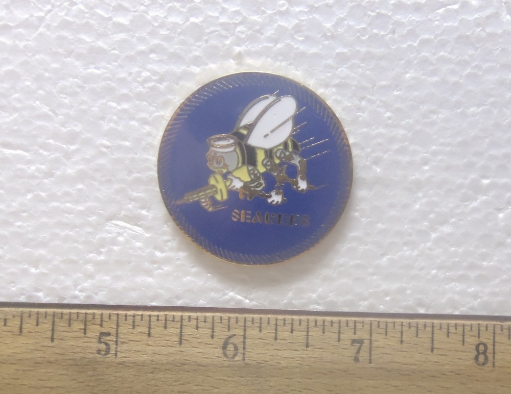 Large U. S. Navy Seabee's Pin