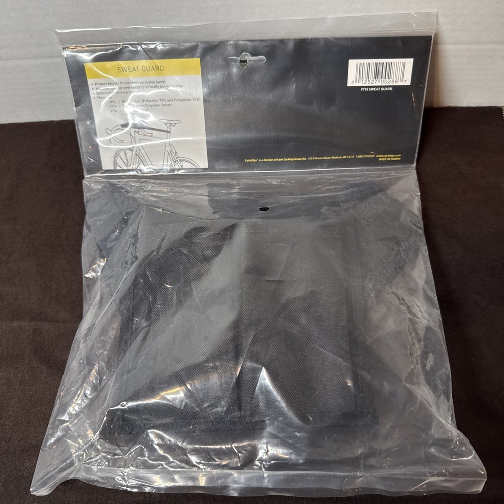 CycleOps Power Sweat Guard- Bicycle Indoor Training Frame Protection Sealed Pack