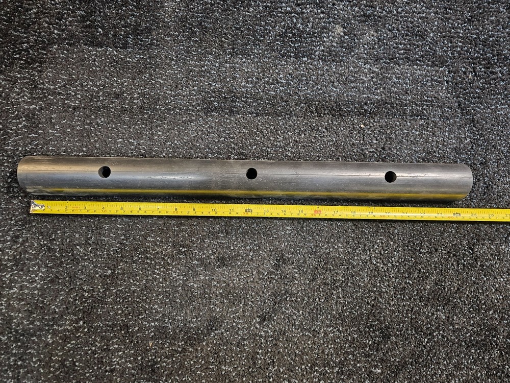 (QTY 2) Rubber Loading Dock Bumper 24 Inch L x 2 inch Width, Black