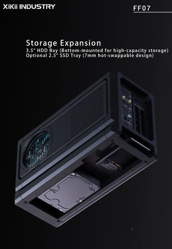 XIKII INDUSTRY FF07 Customized ITX Computer Case-