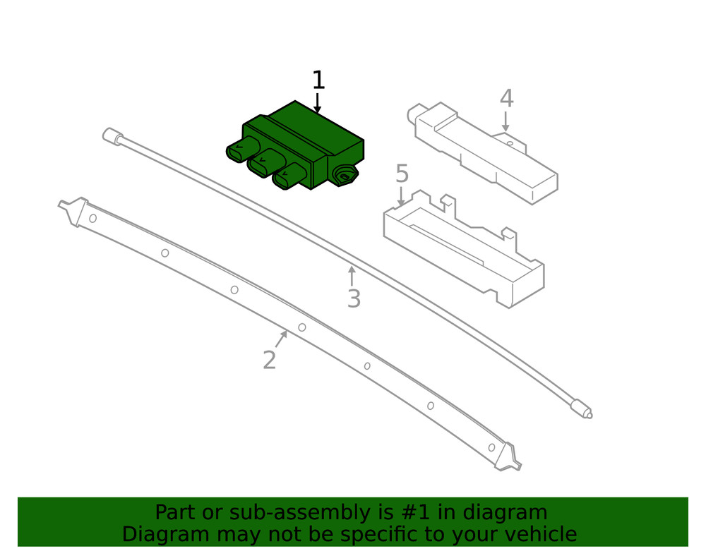 Genuine BMW Control Module 61-35-5-A39-8E8