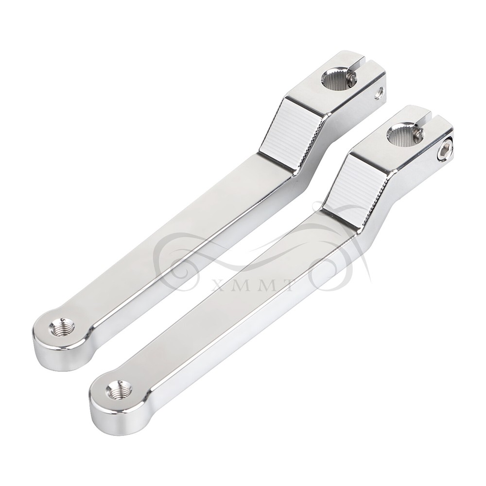 Chrome Heel Toe Shift Levers For Harley Road Glide FLTR Night Train Softail FXST