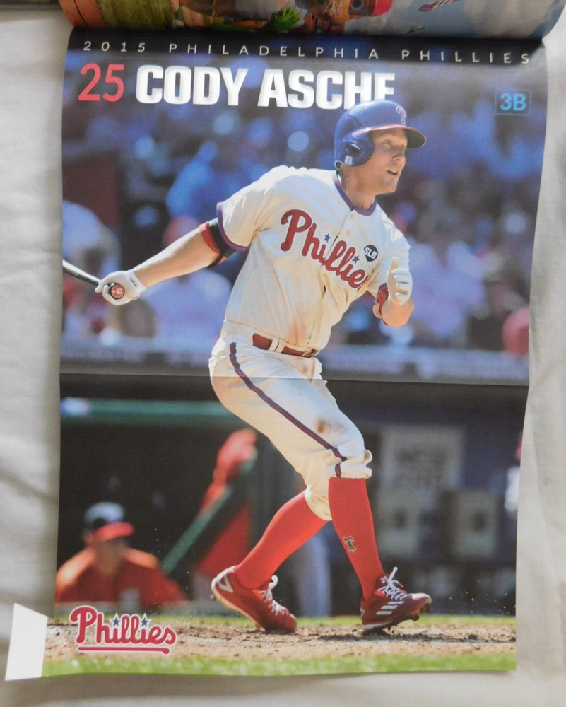 Chase Utley 2015 Philadelphia Phillies Program Issue #2 - EX