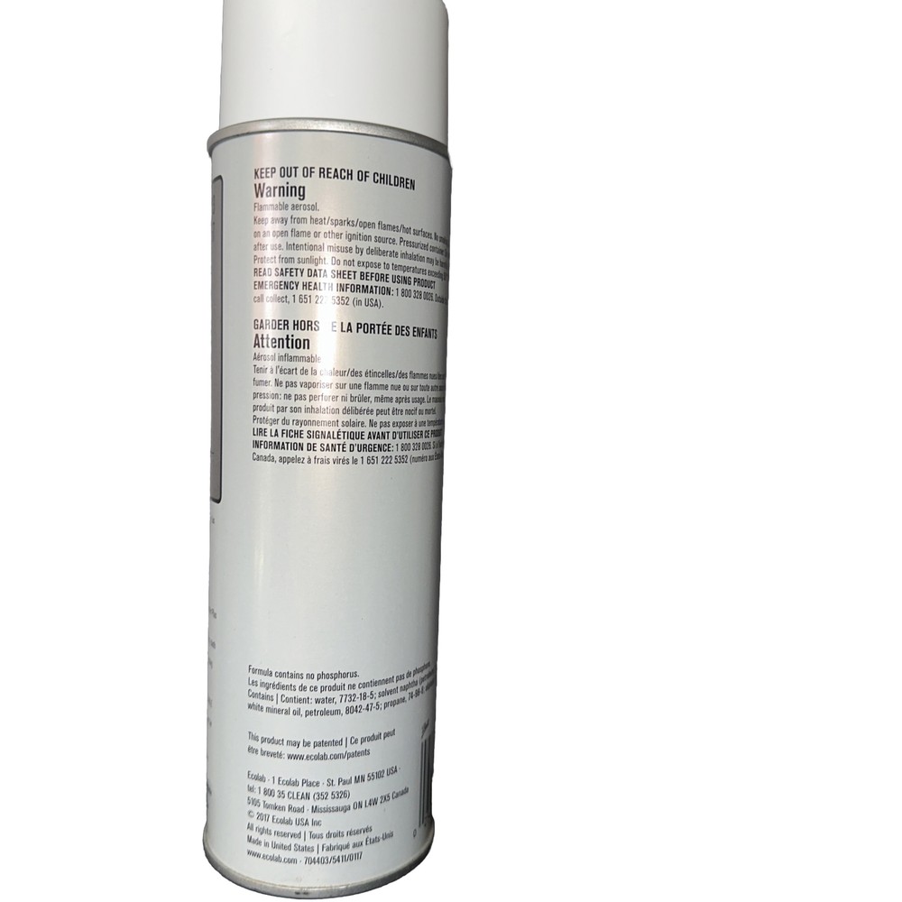 2 ECOLAB Spray Stainless Steel 17oz