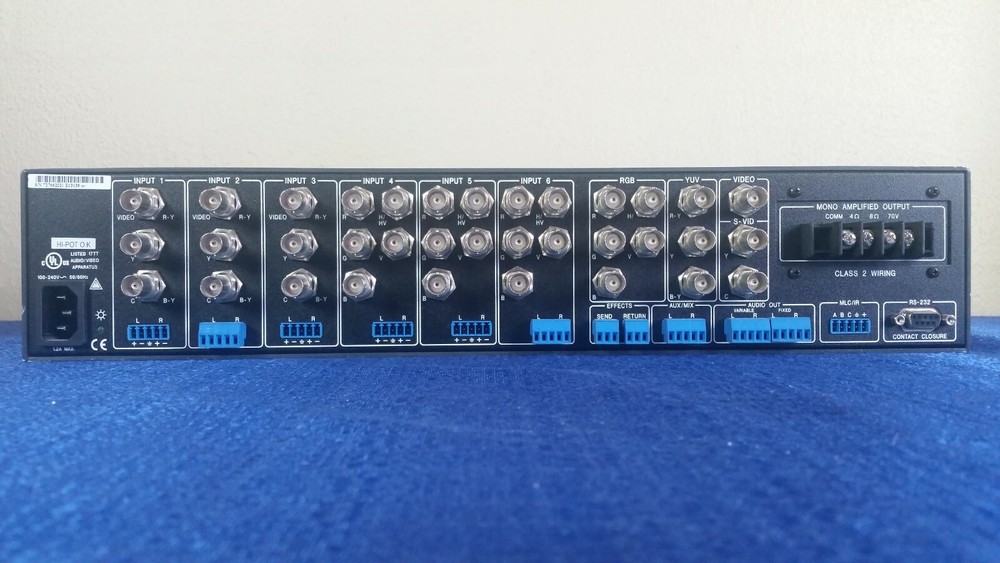 Extron MLS 506MA Multi-Format 6-Input MediaLink Switcher