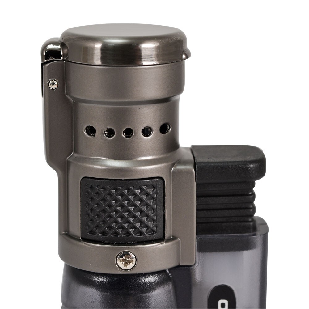 Vertigo Cyclone - Triple Torch Lighter - Charcoal