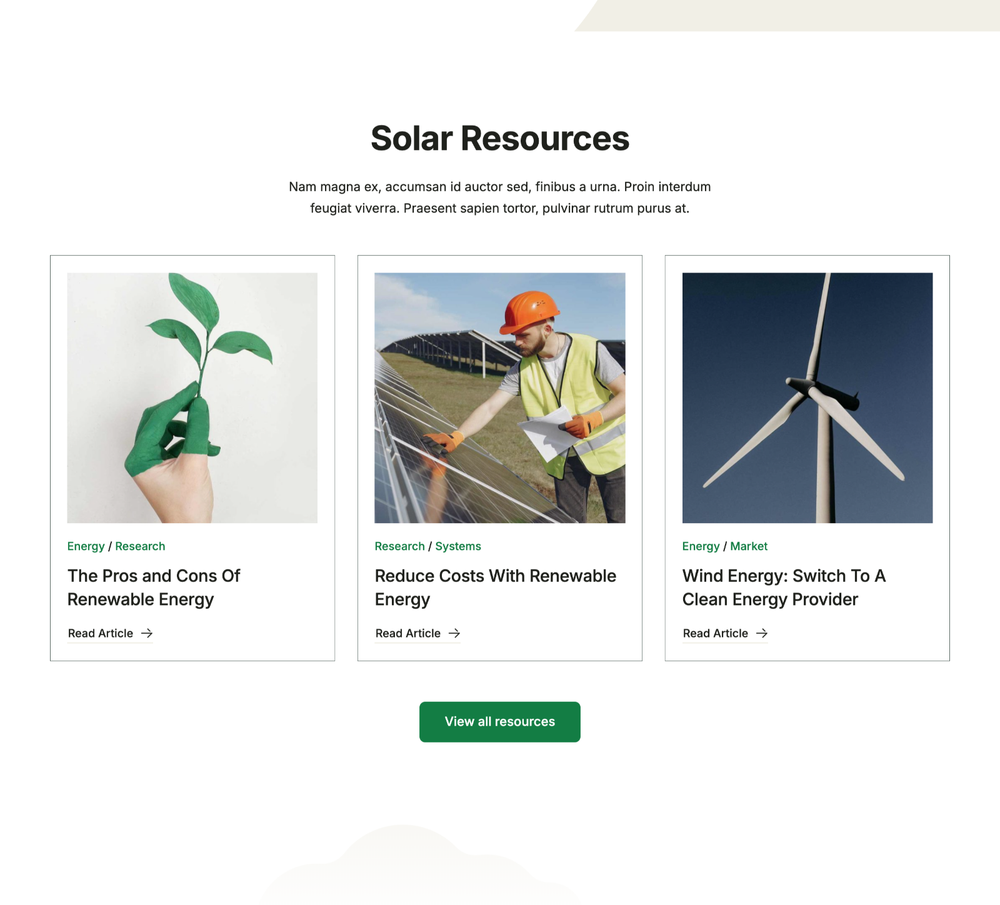 Energy Solutions Website Design with Free VPS Web Hosting and Installation