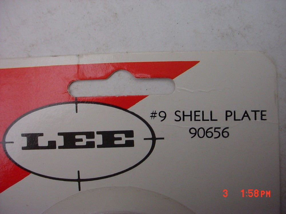 Lee Precision  Shell Plate   #9