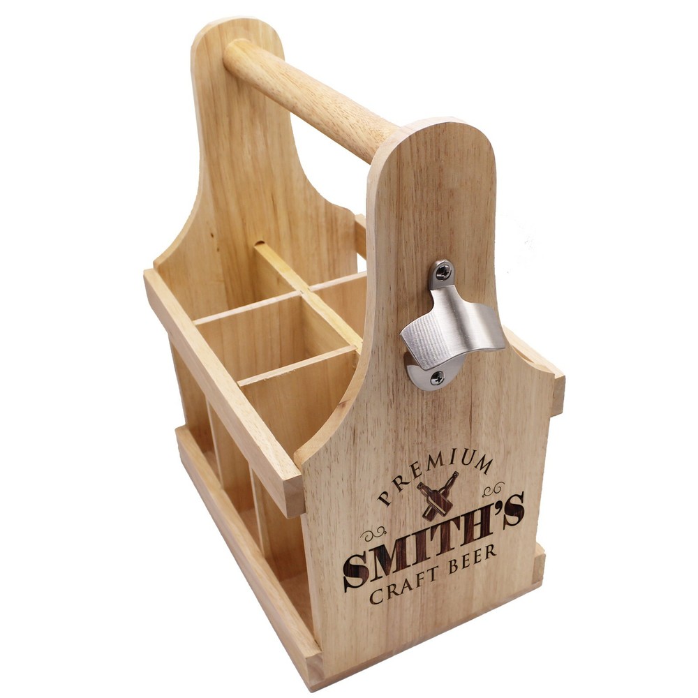 Personalized 6 Pack Beer Caddy Carrier