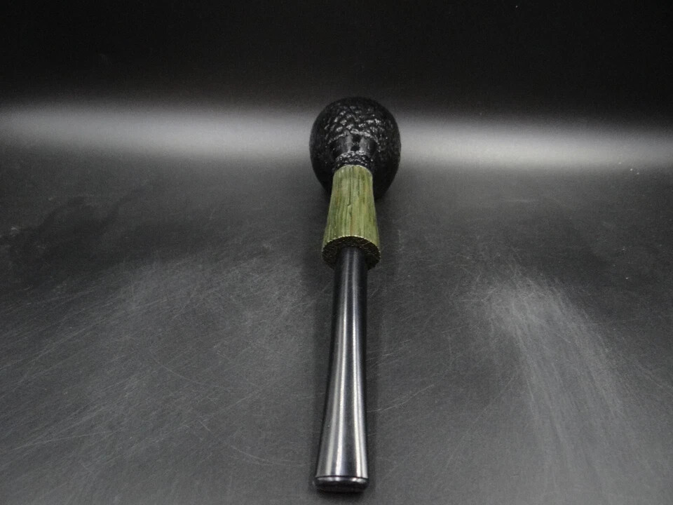TURKIEWICZ BLACK OAK (MORTA) HAND MADE RHODESIAN PIPE 9U
