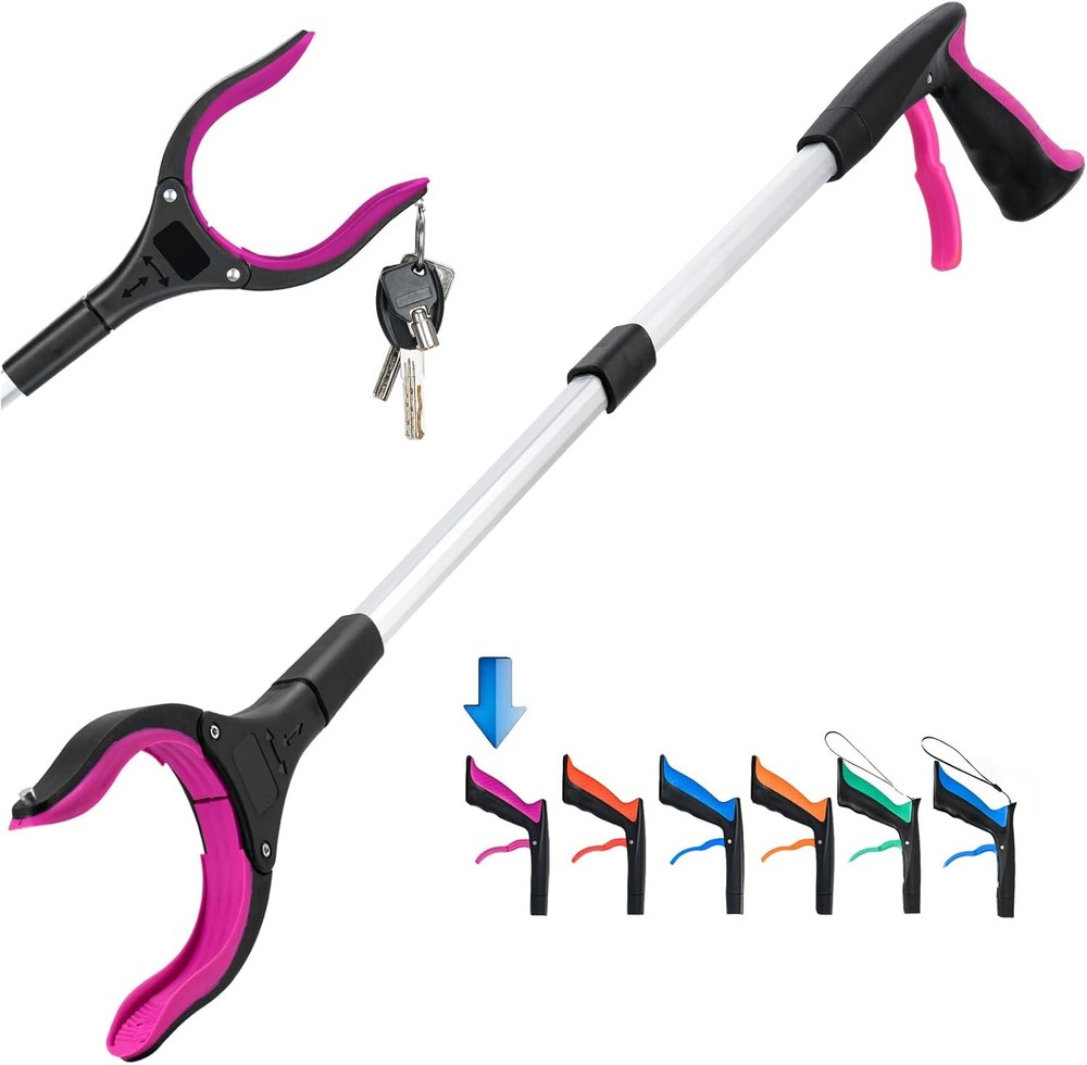 Foldable Grabber Reacher Tool with Magnetic Tip