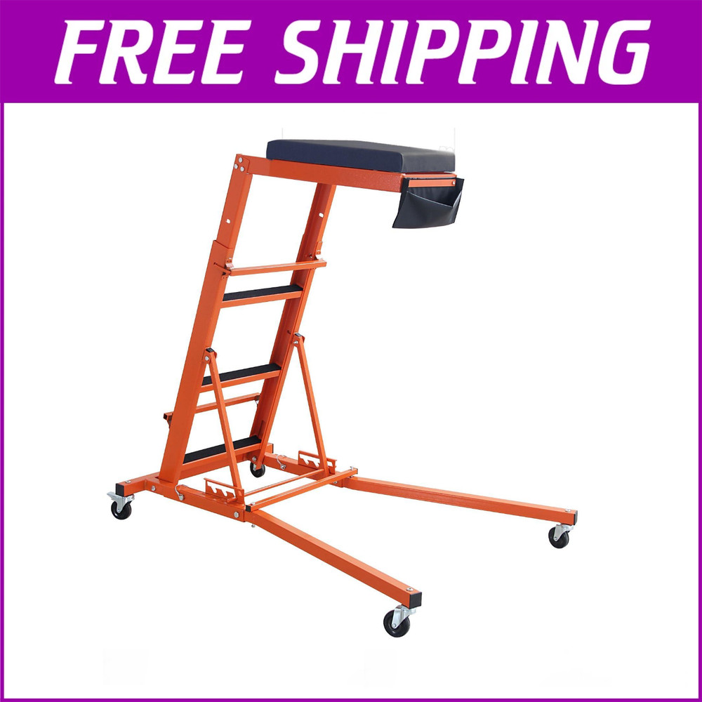 🔝Automotive Topside Creeper 400LBS Adjustable 48"-66" Foldable Engine Creeper U