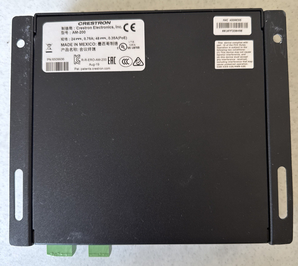 Crestron AM-200 Airmedia Presentation System