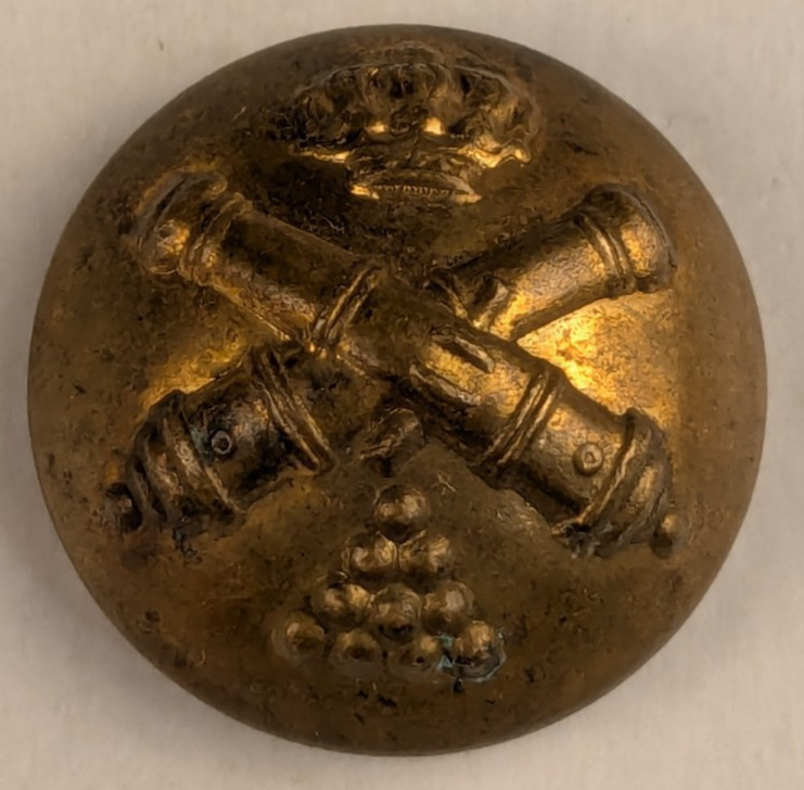 1870-90s - Spanish Artillery Uniform Button - M2D