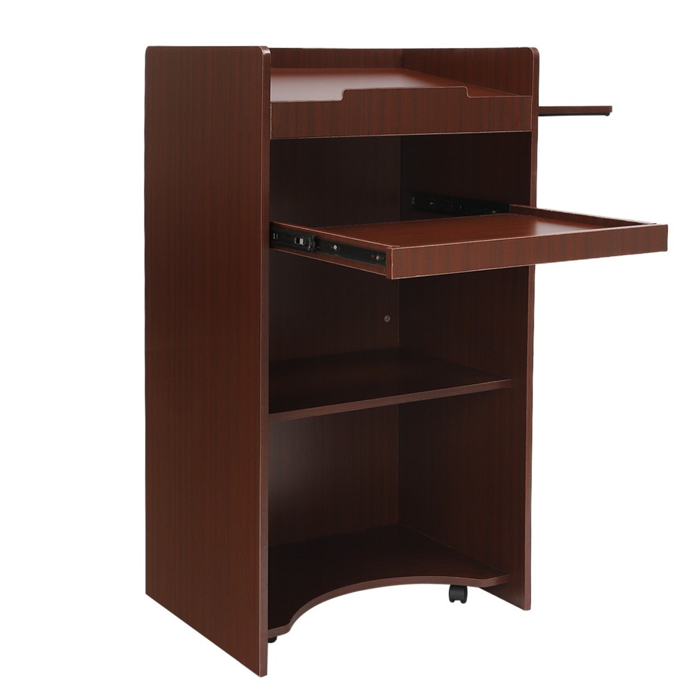 Conference Presentation Stand Presentation Table Presentation Desk with Wheels