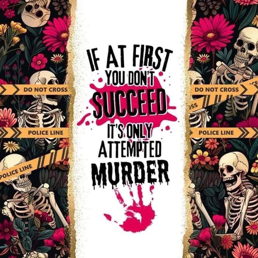 Handmade Coaster: Attempted Murder? Just Learning Boundaries